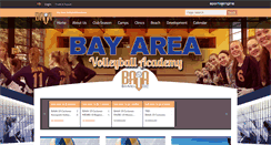 Desktop Screenshot of bayvolleyball.com